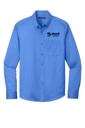 Variant Image for W808 - Port Authority® Long Sleeve SuperPro React™ Twill Shirt - Shank Door - Full Color E - Website Shank Door