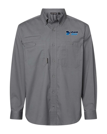 Variant Image for 4450 - DRI DUCK Men's Craftsman Woven Shirt - Shank Door - Full Color E - Outline - Website Shank Door