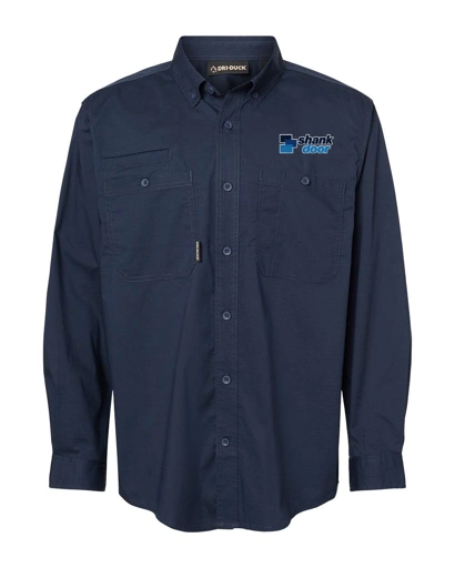 Variant Image for 4450T - DRI DUCK Men's Craftsman Woven Shirt - Shank Door - Full Color E - Outline - Website Shank Door