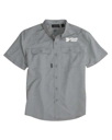 Variant Image for 4445 - DRI DUCK Men's Crossroad Woven Short Sleeve Shirt - Shank Door - White E - Website Shank Door
