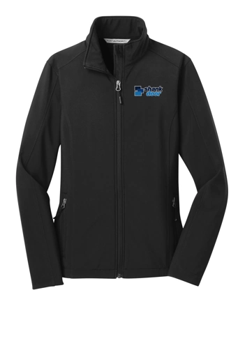 Variant Image for L317 - Port Authority® Ladies Core Soft Shell Jacket. - Shank Door - Full Color E - Outline - Website Shank Door
