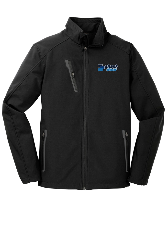 Variant Image for J324 - Port Authority® Welded Soft Shell Jacket - Shank Door - Full Color E - Outline - Website Shank Door