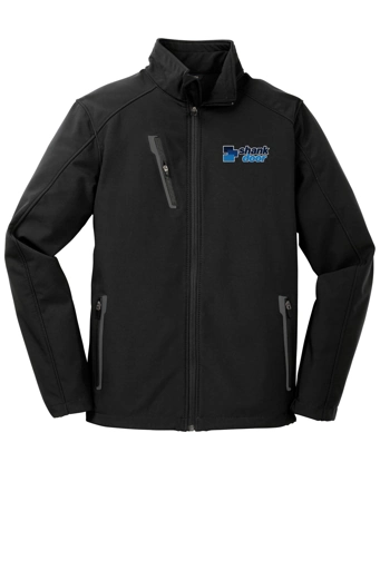 Variant Image for J324 - Port Authority® Welded Soft Shell Jacket - Shank Door - Full Color E - Outline - Website Shank Door