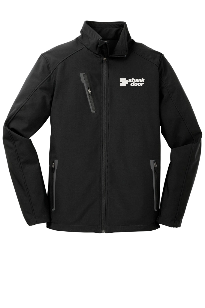 Variant Image for J324 - Port Authority® Welded Soft Shell Jacket - Shank Door - White E - Website Shank Door