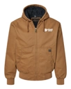 Variant Image for 5020 - DRI DUCK Men's Cheyenne Boulder Cloth™ Hooded Jacket with Tricot Quilt Lining - Shank Door - White E - Website Shank Door