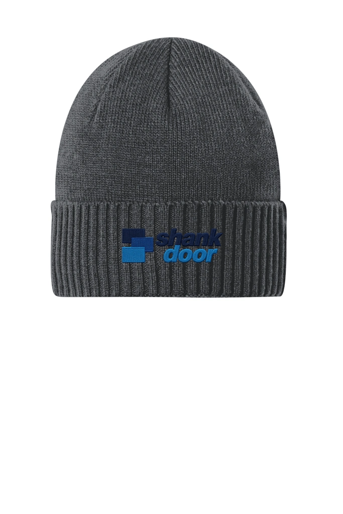 Variant Image for C951 - Port Authority® Rib Knit Cuff Beanie - Shank Door - Full Color E - Website Shank Door