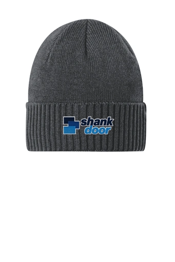 Variant Image for C951 - Port Authority® Rib Knit Cuff Beanie - Shank Door - Full Color E - Outline - Website Shank Door