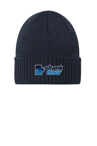 Variant Image for C951 - Port Authority® Rib Knit Cuff Beanie - Shank Door - Full Color E - Outline - Website Shank Door