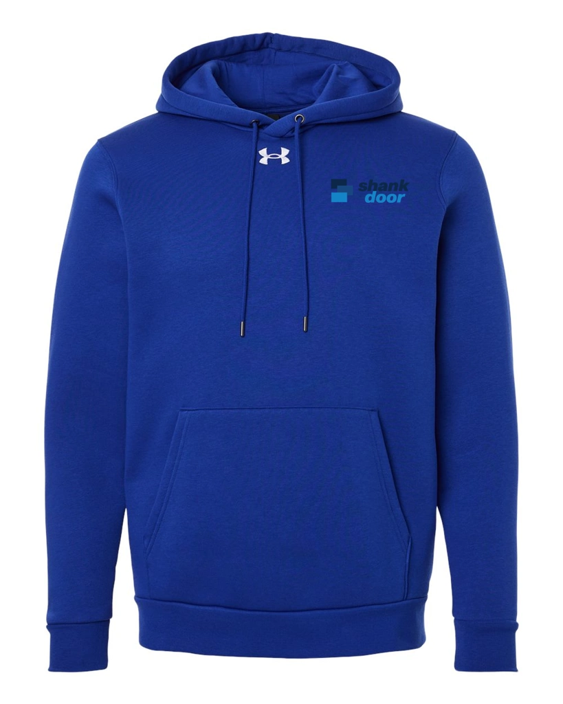 Variant Image for 6014161 - Under Armour Men's Team Icon Fleece Hooded Sweatshirt - Shank Door - Full Color D - Website Shank Door