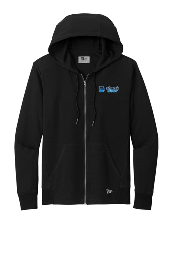 Variant Image for NEA141 - New Era® Thermal Full-Zip Hoodie - Shank Door - Full Color D - Outline - Website Shank Door