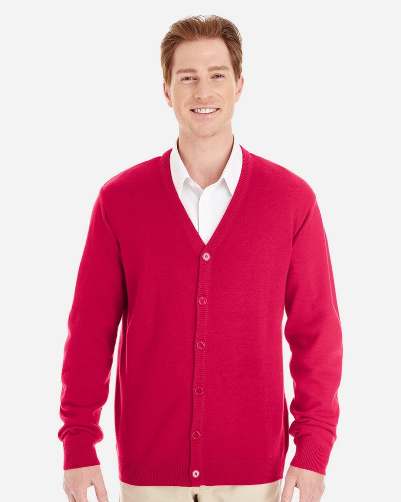 M425 - Harriton Men's Pilbloc™ V-Neck Button Cardigan Sweater